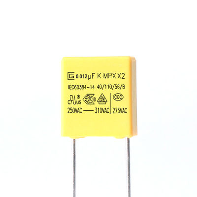 0.012UF MKP X2 مكثف أمان ذاتي الشفاء خاصية مقاومة عزل عالية