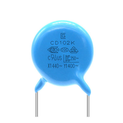 102M 400V P10MM Y5V غير قابل للصدأ السيراميك Y1 مكثف السلامة مثبطات اللهب العملي