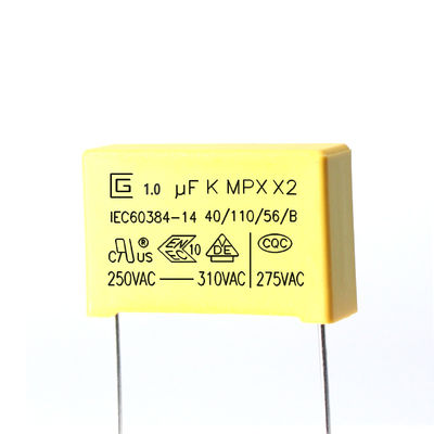 105K X2 مكثف أمان 1.0 Uf بخصائص ممتازة مثبطات اللهب