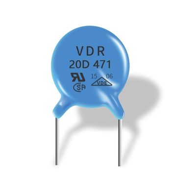 OEM MOV Varistor 20D471K شكل قرص لخطوط إشارة التردد المنخفض