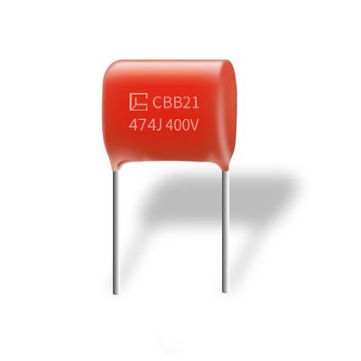 CBB21 474J 400V مكثف فيلم البولي بروبلين الممعدن مع مقاومة عزل جيدة