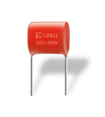 مكثفات البولي بروبلين الممعدنة CBB21105J 400V P15MM مقاومة جيدة للرطوبة