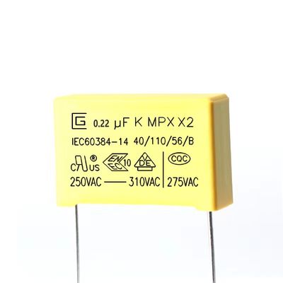 0.22UF 224K P15MM 310VAC مكثف مضاد للتداخل لوحدة التحكم في إمداد الطاقة