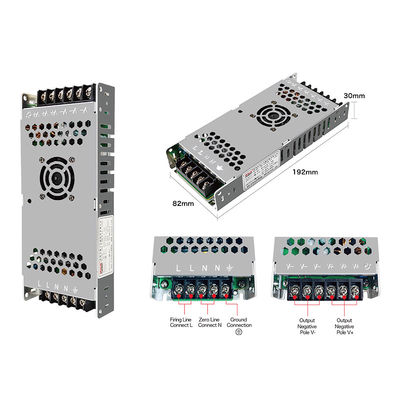 SMPS التبديل مصدر الطاقة الشاشة LED 12v 300w مدفوع الجهد الثابت Led Ultra Thin 5v