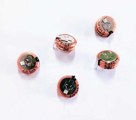 ESR≤1500 MΩ سوبر مكثف 1.0F سعة اسمية الحالة الثابتة الحرارة الرطبة 40C