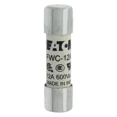قدرة الدراجة الممتازة والأداء الصلبة الصلبة Eaton Bussmann 10 X 38 مم Ferrule Fuse FWC-12A10F