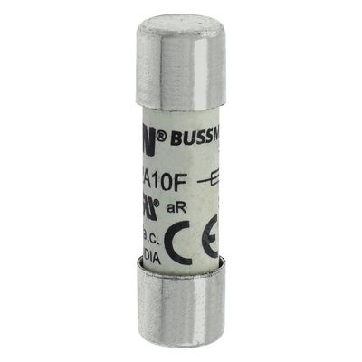 قدرة الدراجة الممتازة والأداء الصلبة الصلبة Eaton Bussmann 10 X 38 مم Ferrule Fuse FWC-12A10F