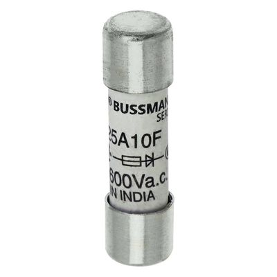قدرة الدراجة الممتازة والأداء الصلبة الصلبة Eaton Bussmann 10 X 38 مم Ferrule Fuse FWC-25A10F