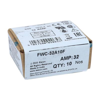 قدرة الدراجة الممتازة والأداء التبديل الكراميكي إيتون بوسمان 10 X 38 ملم التبديل الحديدية FWC-32A10F