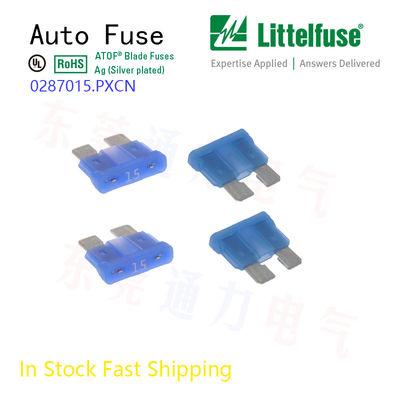 مصدر التأمين المصغر للسيارات Littelfuse 2A Grey Part No 0287002.PXCN