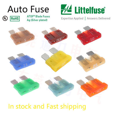 مصدر التأمين المصغر للسيارات Littelfuse 2A Grey Part No 0287002.PXCN
